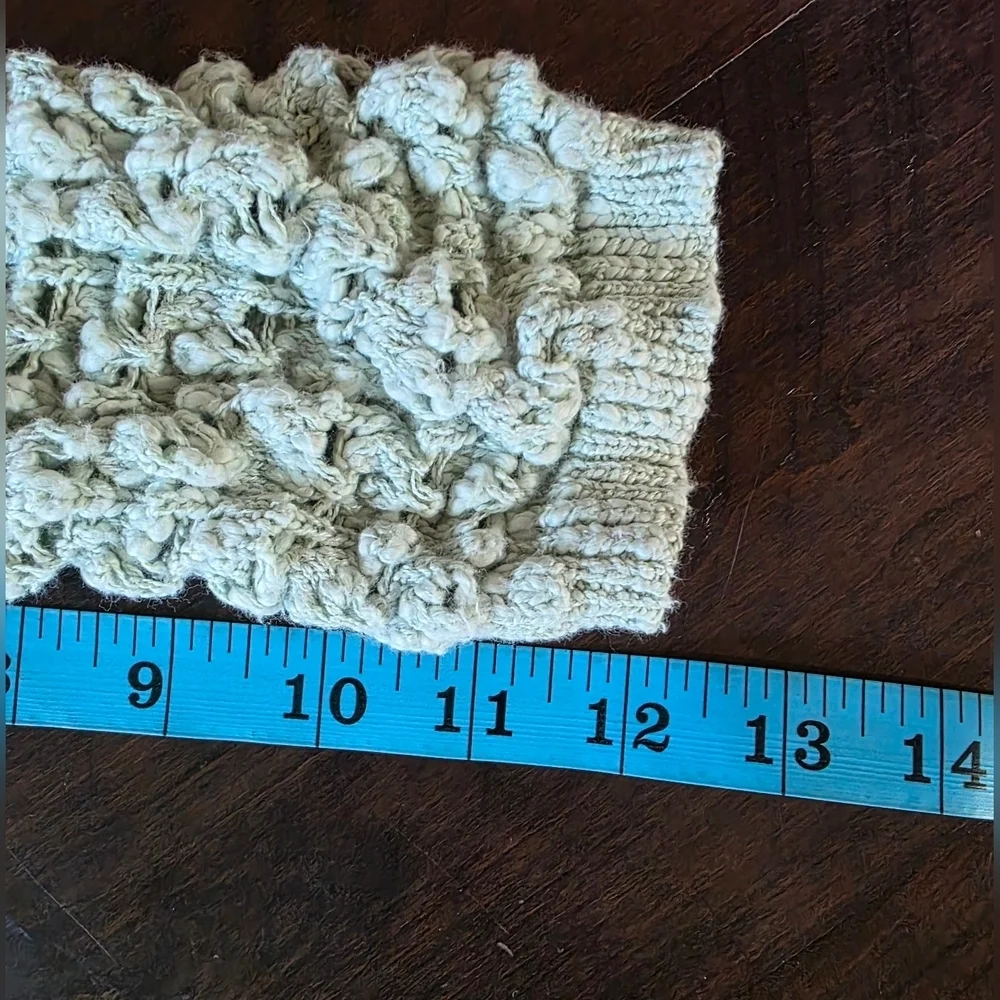 Sugar Moon Sage Green Open Stitch Crochet Bolero Shrug - XS